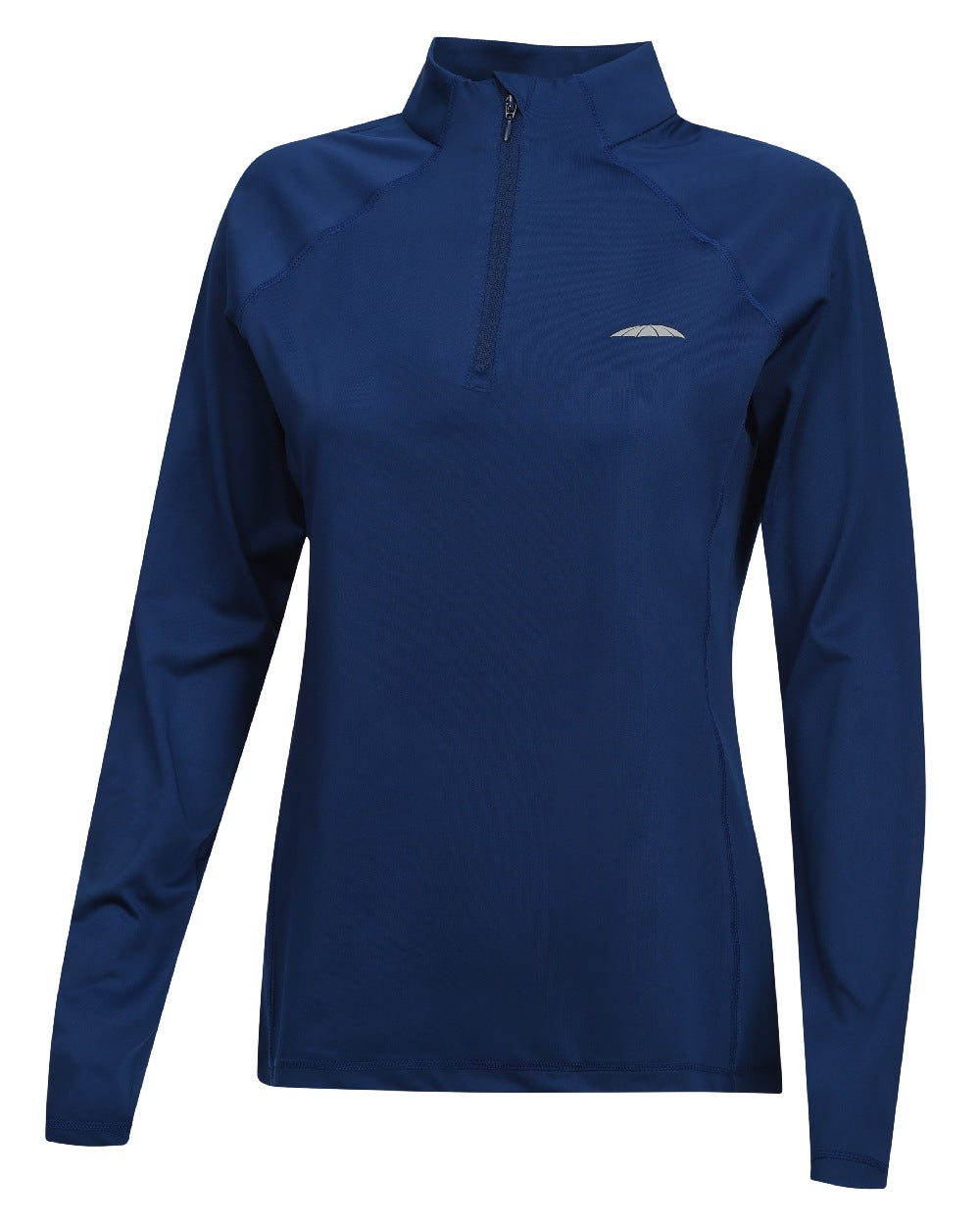 Navy coloured WeatherBeeta Prime Long Sleeve Top on white background