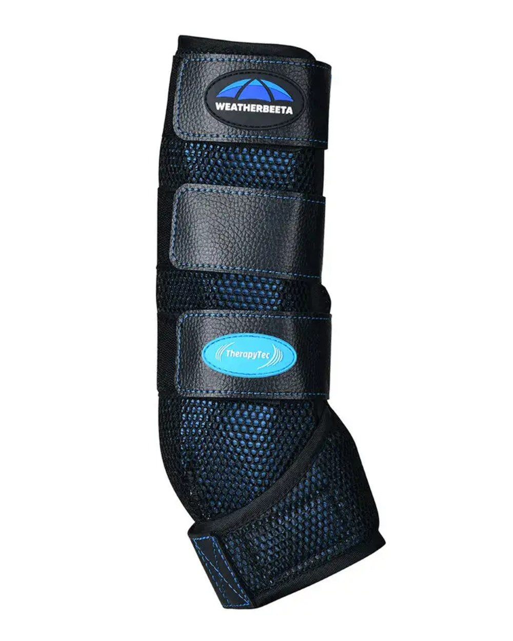 Black Blue Coloured WeatherBeeta Therapy-Tec Cold Water Boots on white background