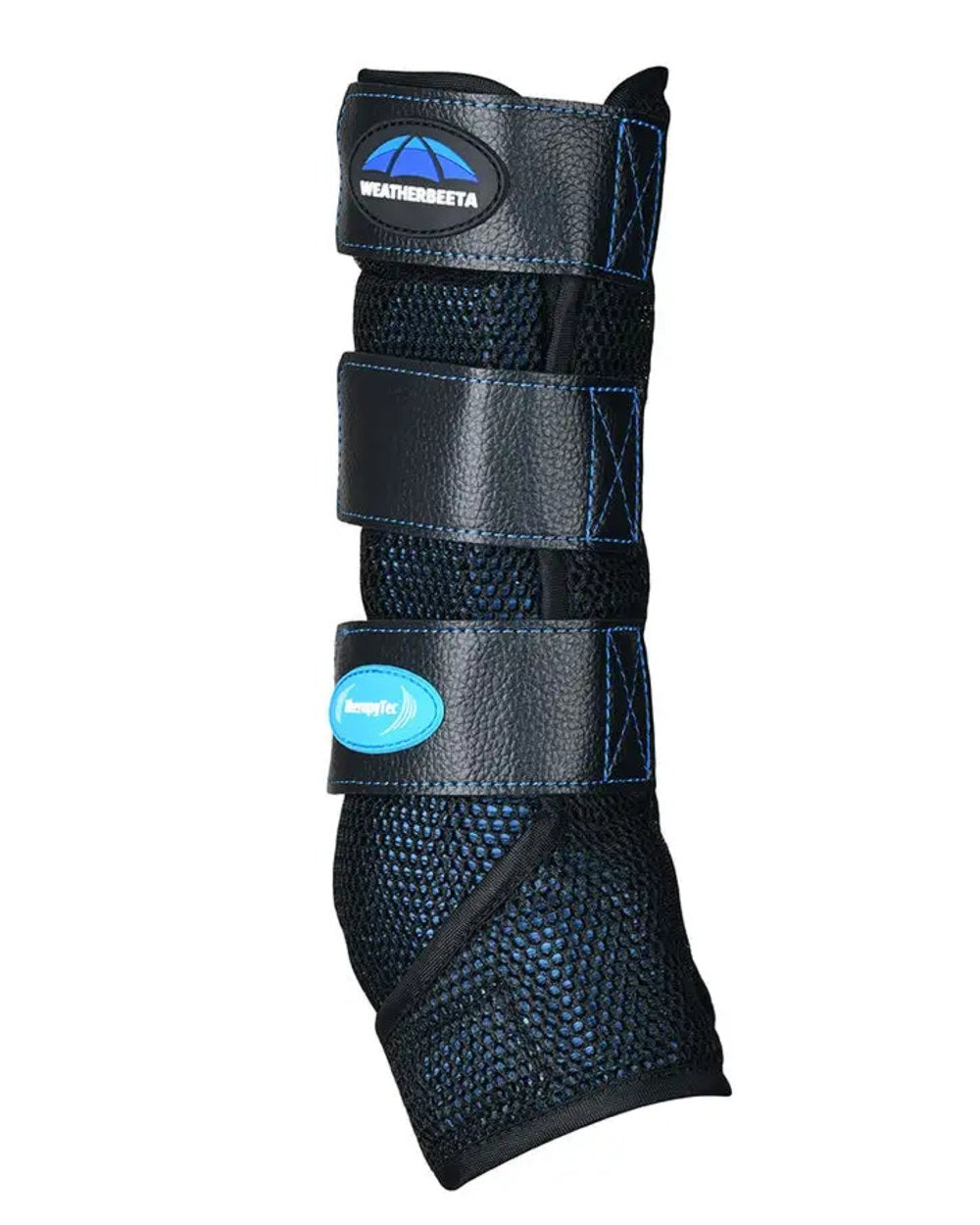 Black Blue Coloured WeatherBeeta Therapy-Tec Cold Water Boots on white background