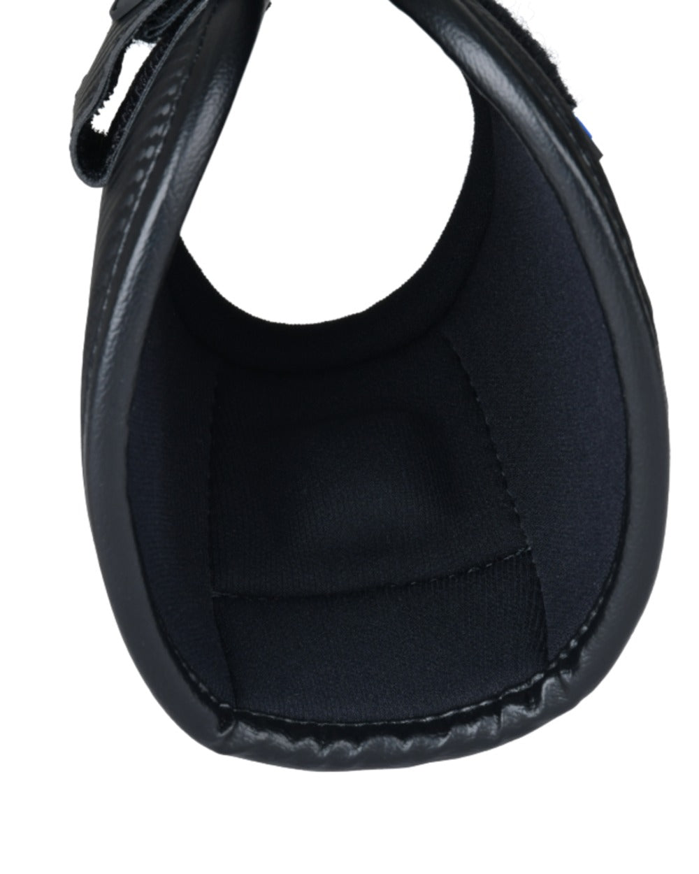 Black Coloured WeatherBeeta Tough-Tec Anatomical Bell Boots on white background