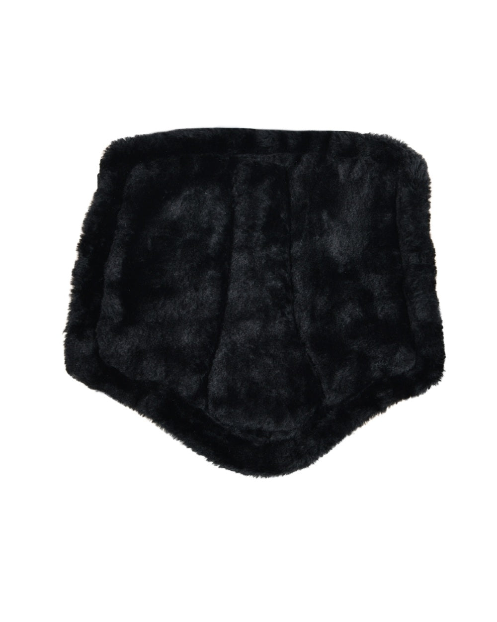 Black Coloured WeatherBeeta Tough-Tec Comfy Fleece Brushing Boots on white background