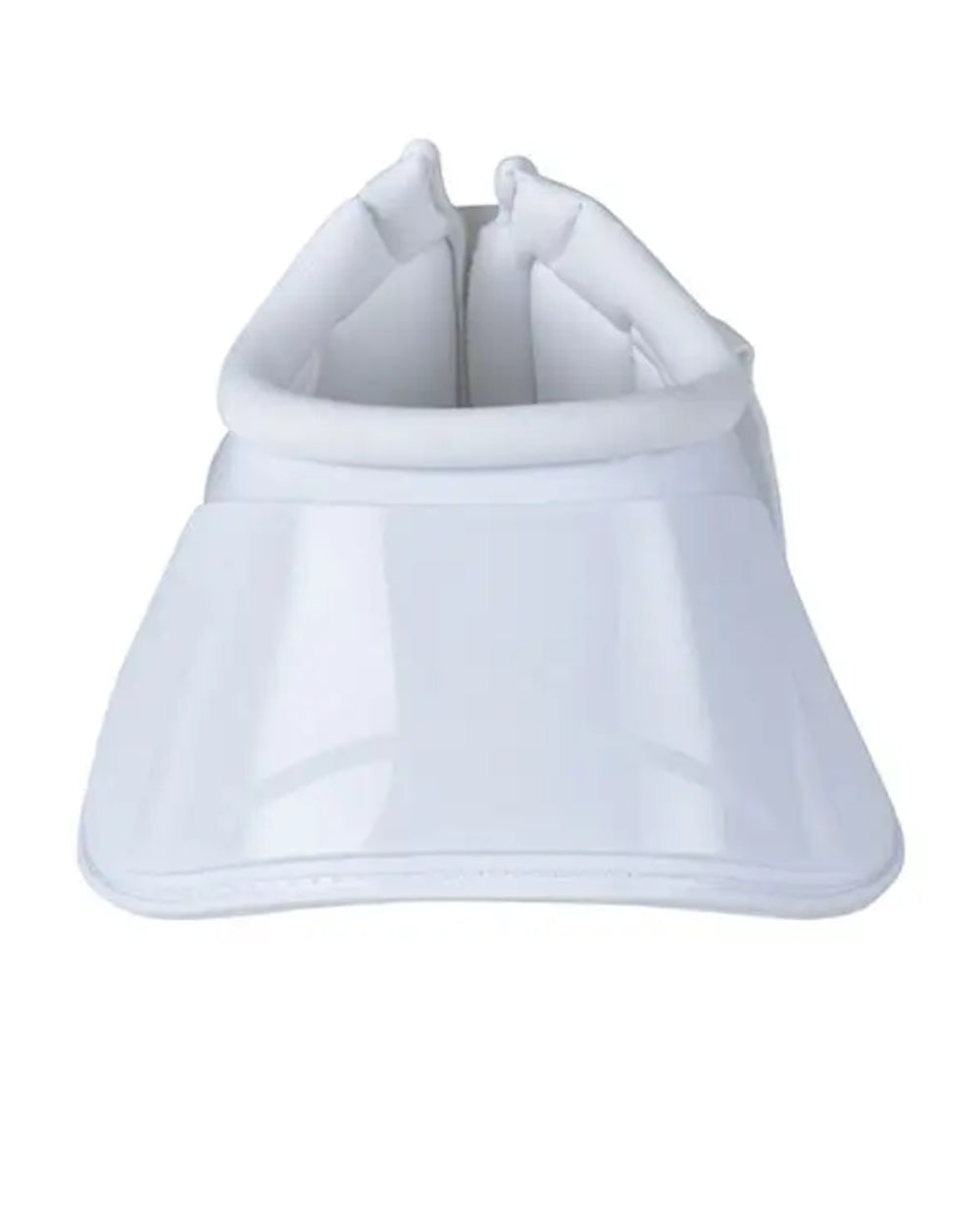 White Coloured WeatherBeeta Tough-Tec Impact Bell Boots on white background