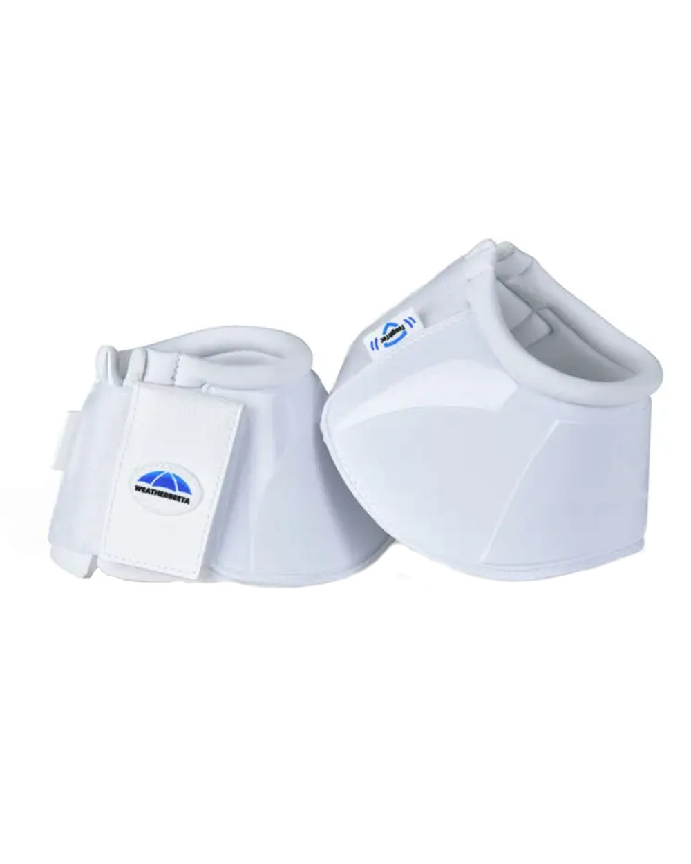 White Coloured WeatherBeeta Tough-Tec Impact Bell Boots on white background