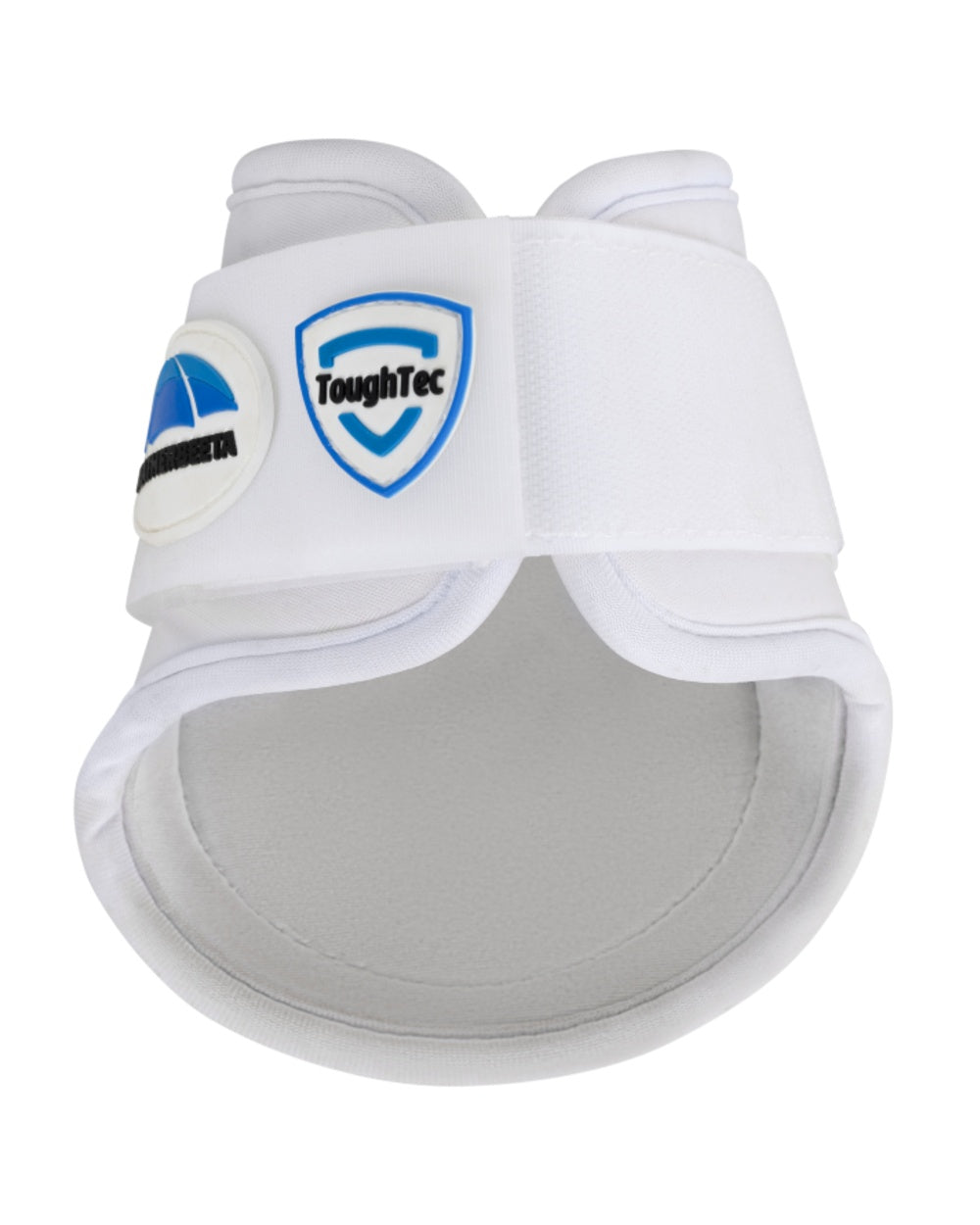 White Coloured WeatherBeeta Tough-Tec Prime Fetlock Boots on white background