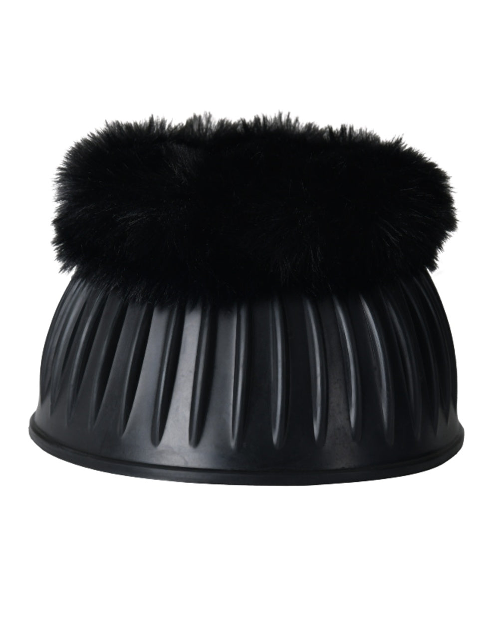 Black Forest Green Coloured WeatherBeeta Tough-Tec Prime Fleece Trim Rubber Bell Boots on white background