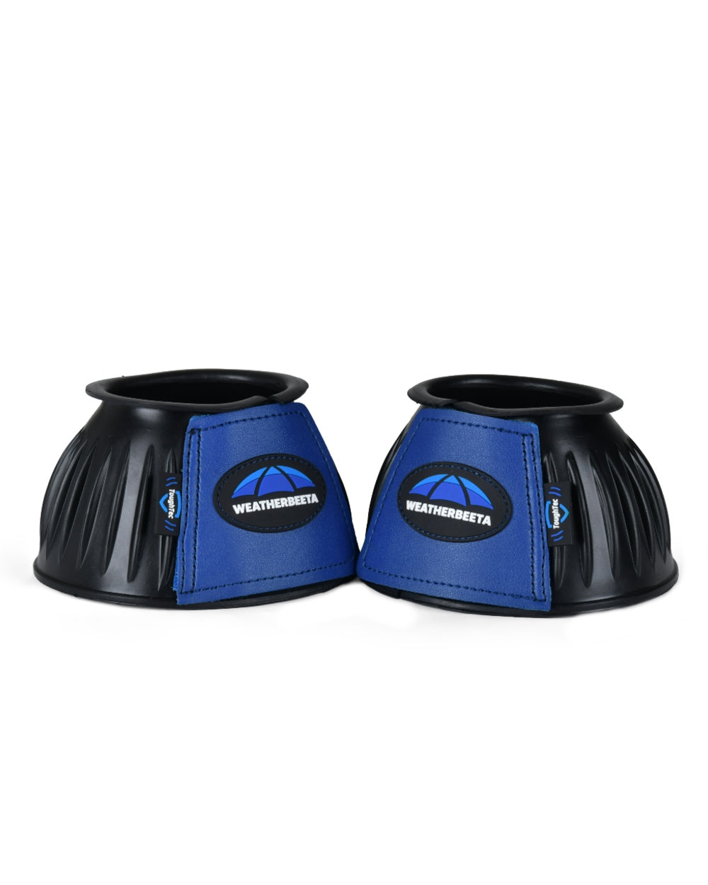 Black Cobalt Coloured WeatherBeeta Tough-Tec Prime Rubber Bell Boots on white background