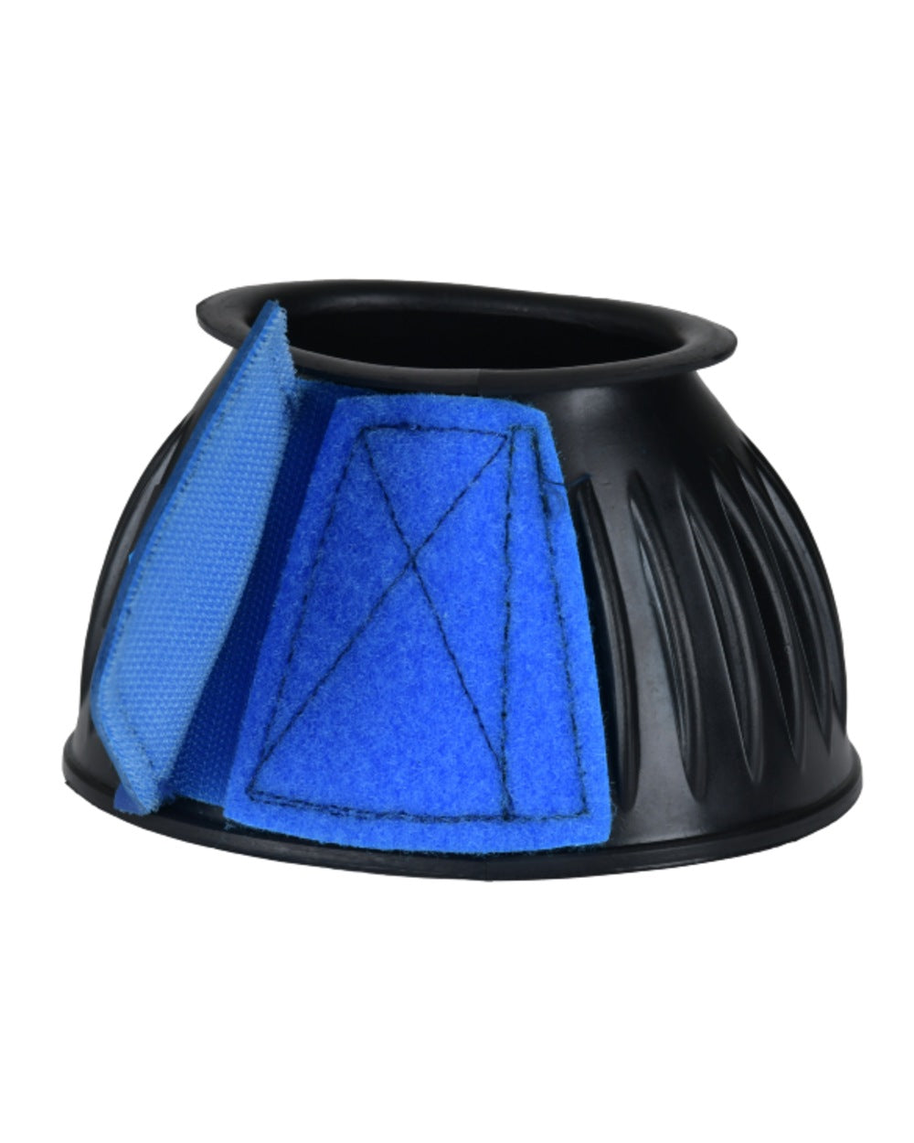 Black Cobalt Coloured WeatherBeeta Tough-Tec Prime Rubber Bell Boots on white background