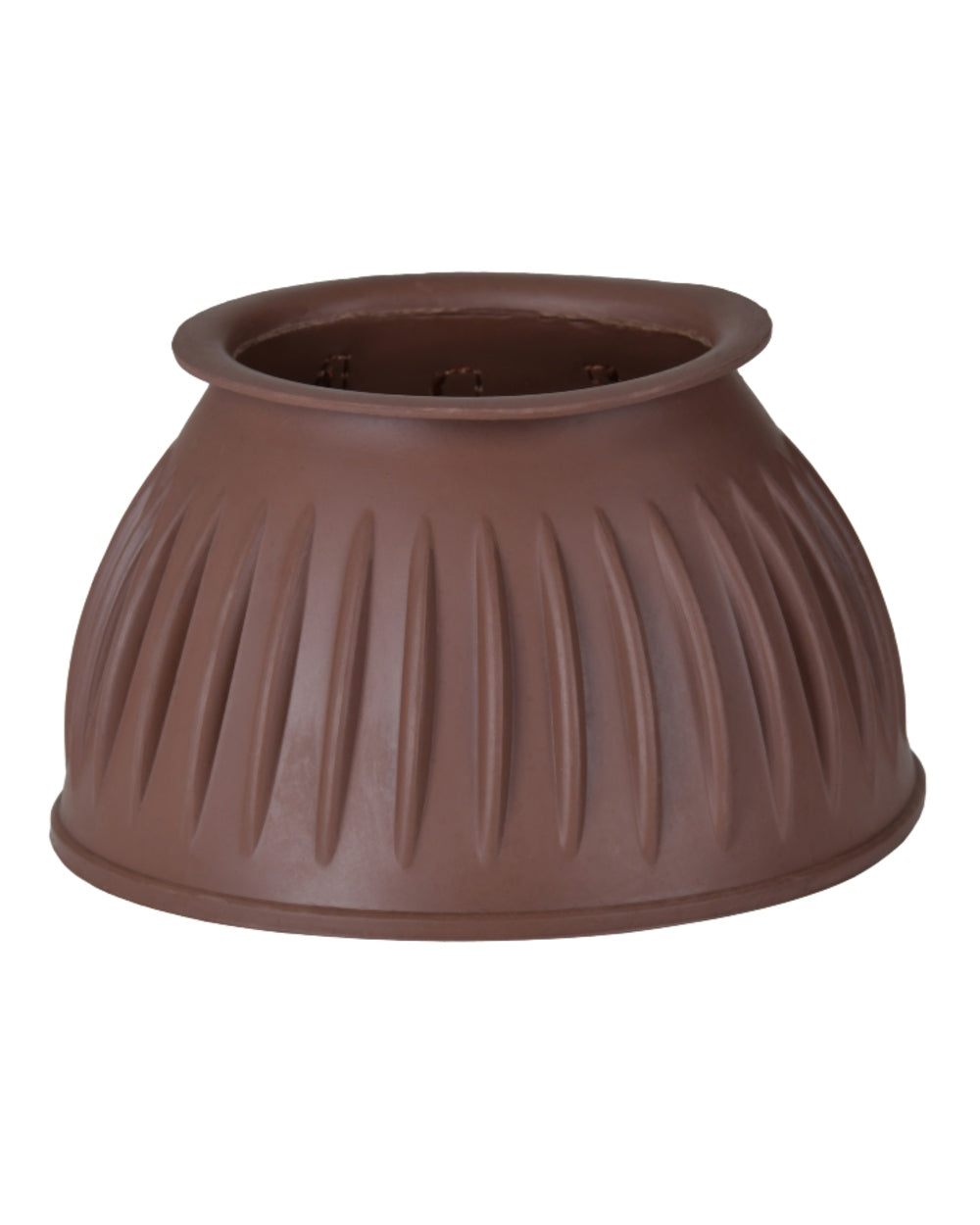 Brown Coloured WeatherBeeta Tough-Tec Prime Rubber Bell Boots on white background