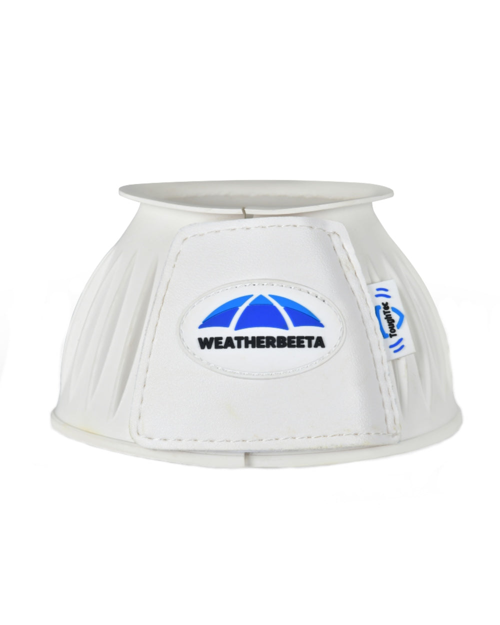 White Coloured WeatherBeeta Tough-Tec Prime Rubber Bell Boots on white background
