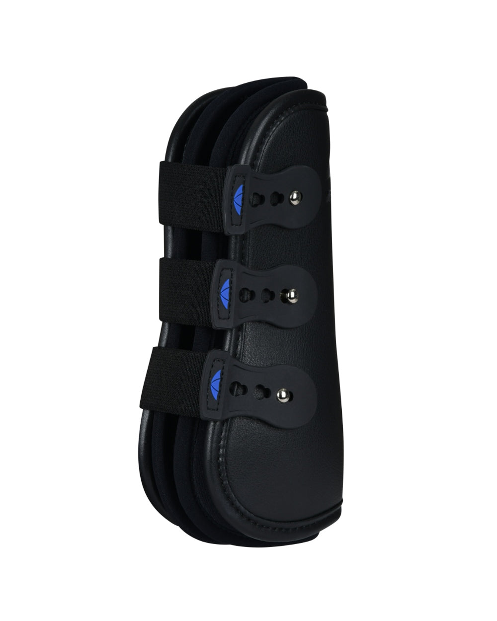 Black Coloured WeatherBeeta Tough-Tec Pro Open Front Boots on white background