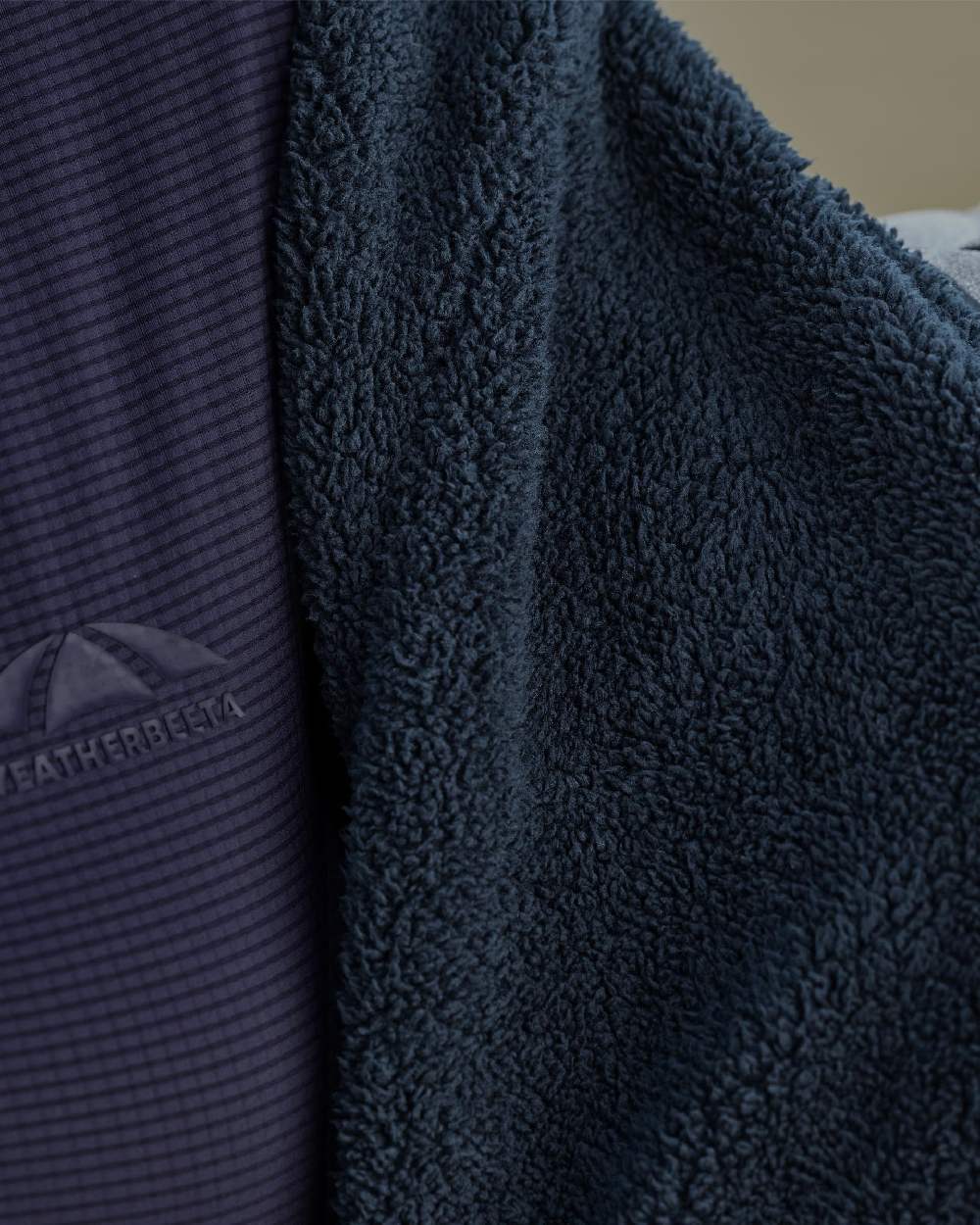 Navy Coloured WeatherBeeta Womens All Weather Field Jacket on outdoor background