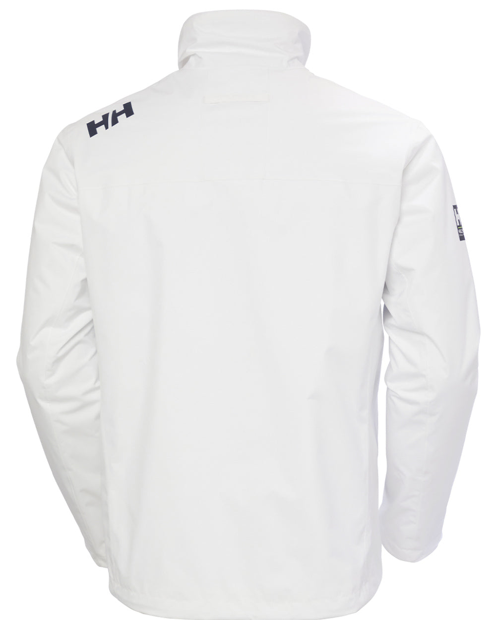 White Coloured Helly Hansen Mens Crew Midlayer Jacket 2 On A White Background