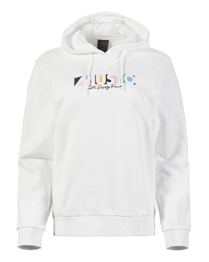 White Coloured Musto Womens 1964 Hoodie On A White Background 