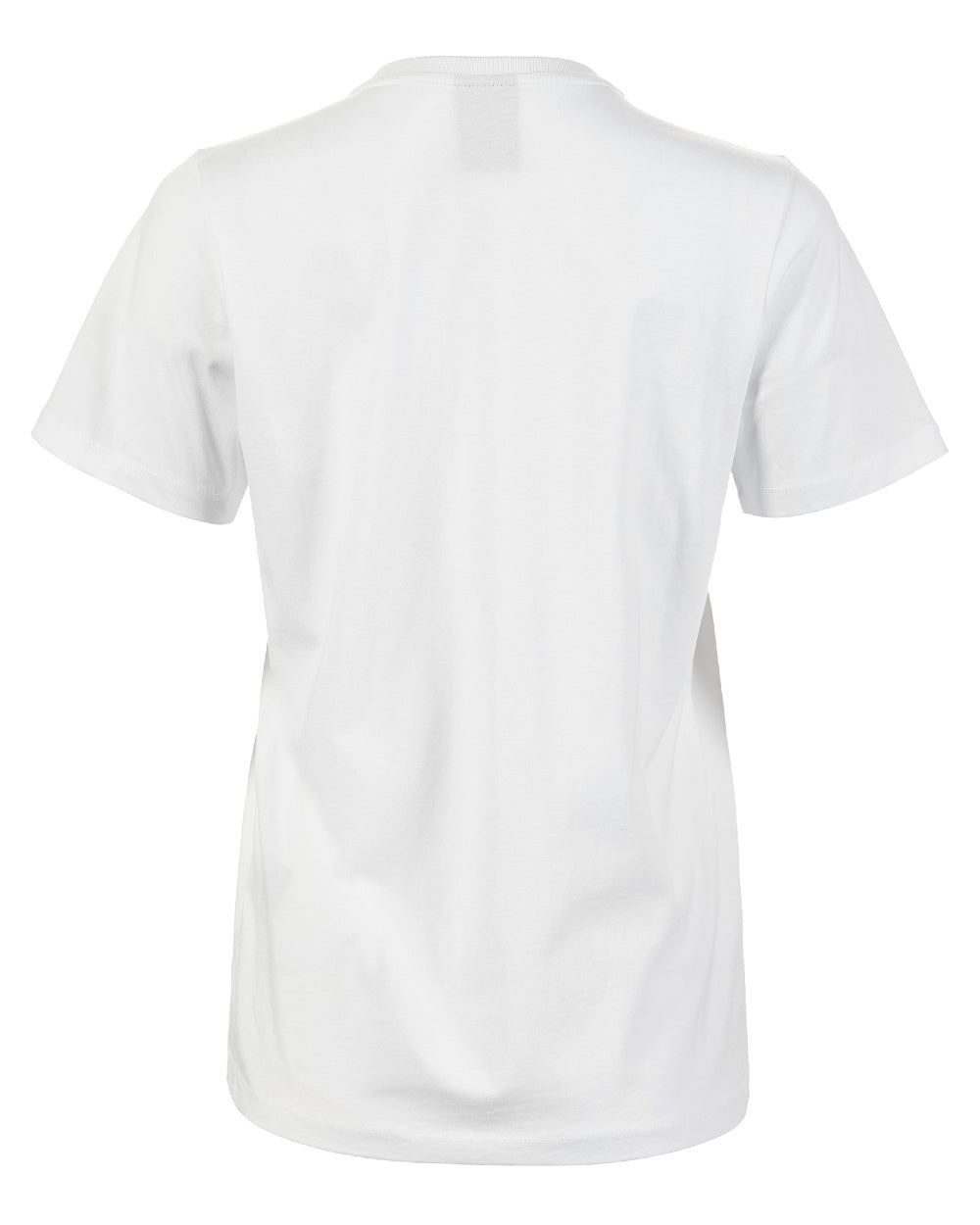 White Coloured Musto Womens 1964 Short Sleeve T-Shirt On A White Background