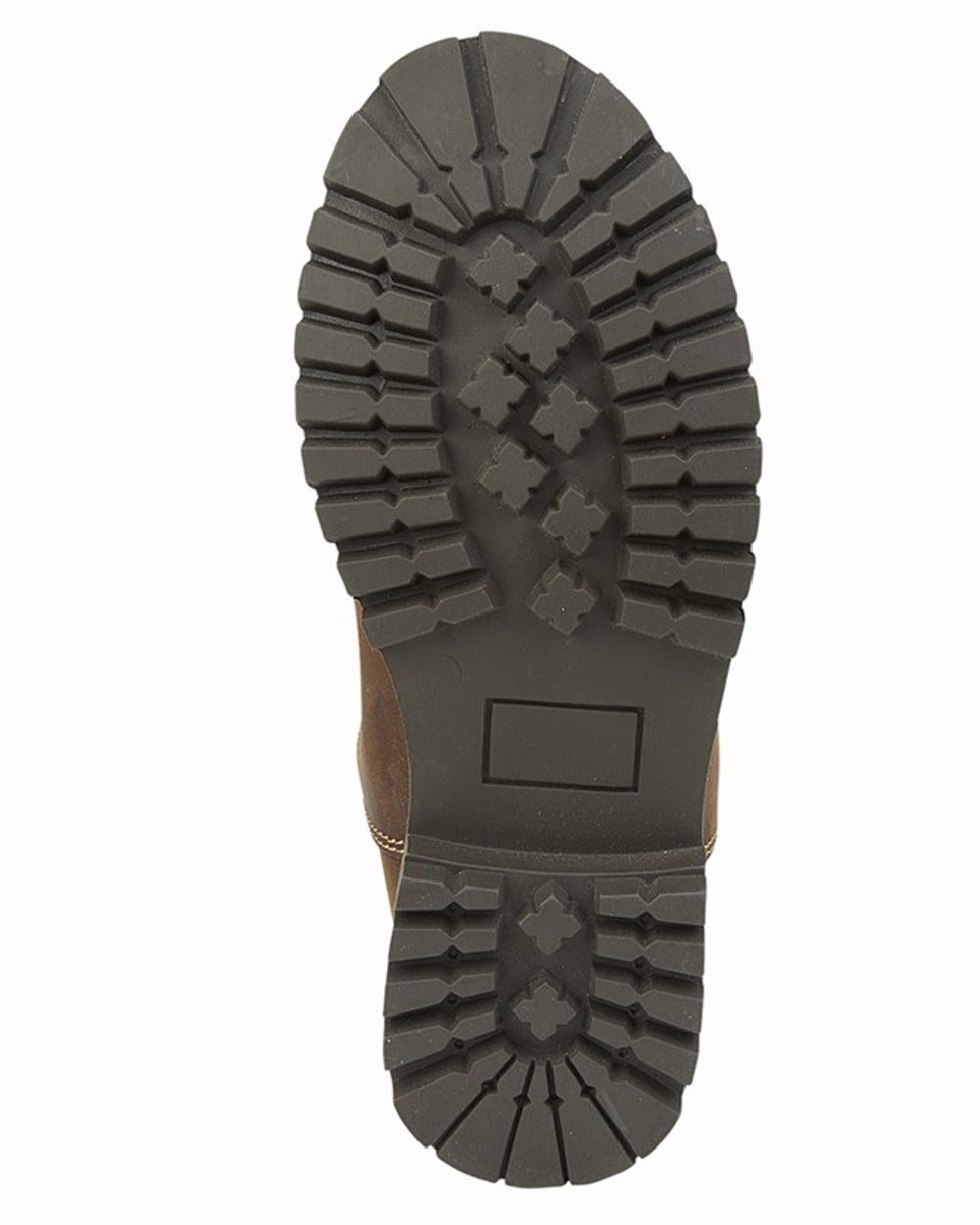 Brown Navy coloured Woodland Long Leg Pull On Country Boots on white background