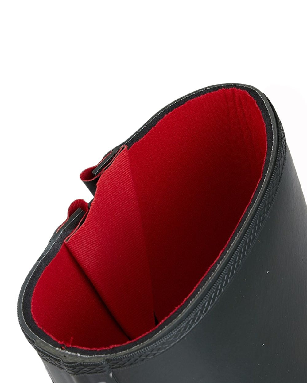 Olive coloured Woodland Neoprene Gusset Insulated Wellingtons on white background