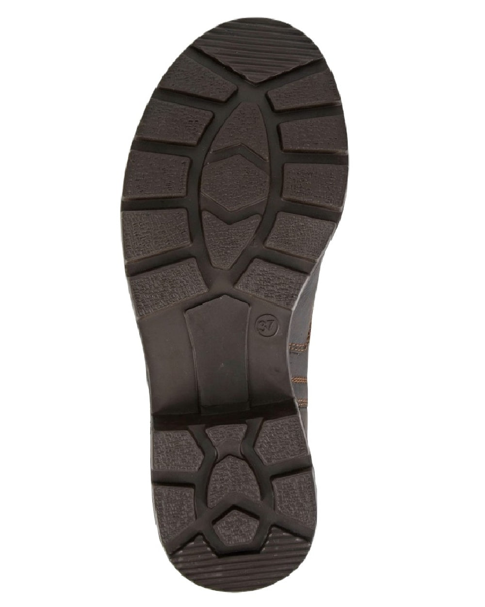 Brown coloured Woodland Waterproof Twin Gusset Chelsea Boots on white background