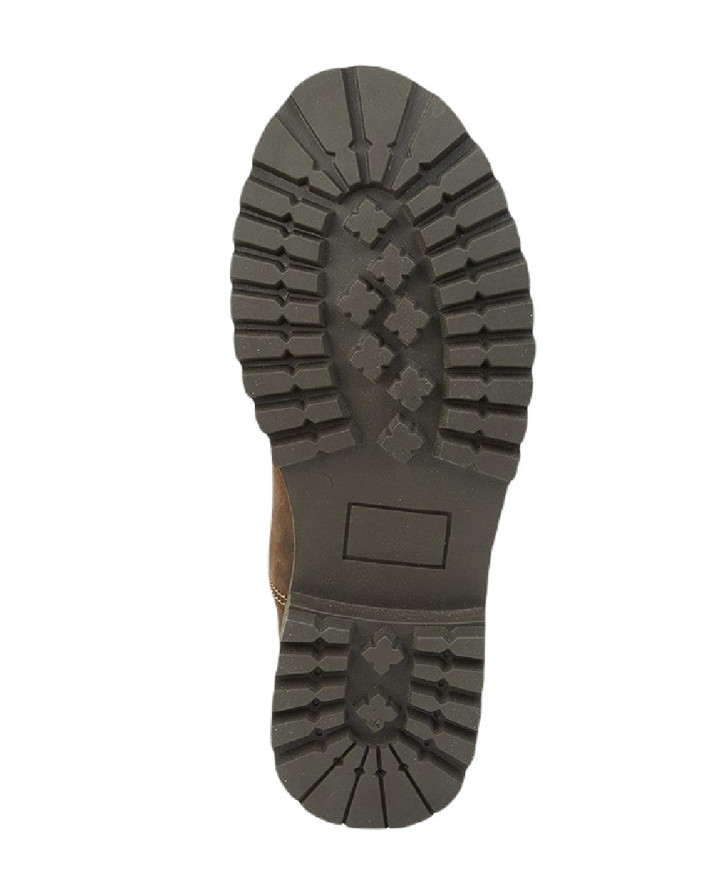 Woodland Mid Length Pull On Country Boots In Brown Navy