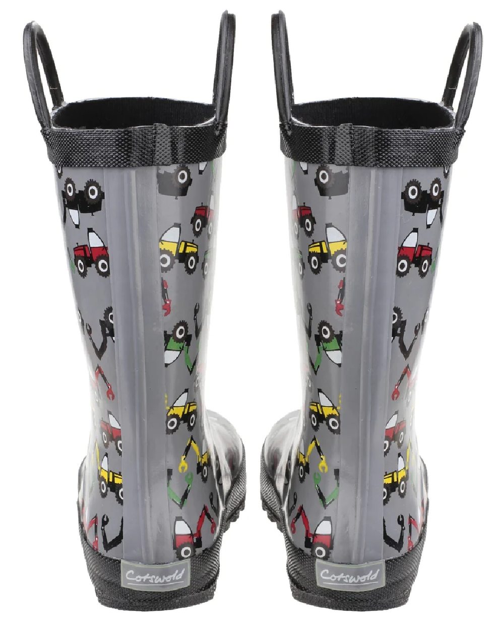 Wotswold Childrens Puddle Waterproof Pull On Boots in Digger