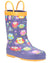 Wotswold Childrens Puddle Waterproof Pull On Boots in Owl #colour_owl