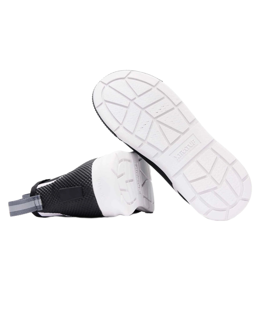 Black Coloured Xtratuf Mens 6" Ankle Deck Sport Boots on white background