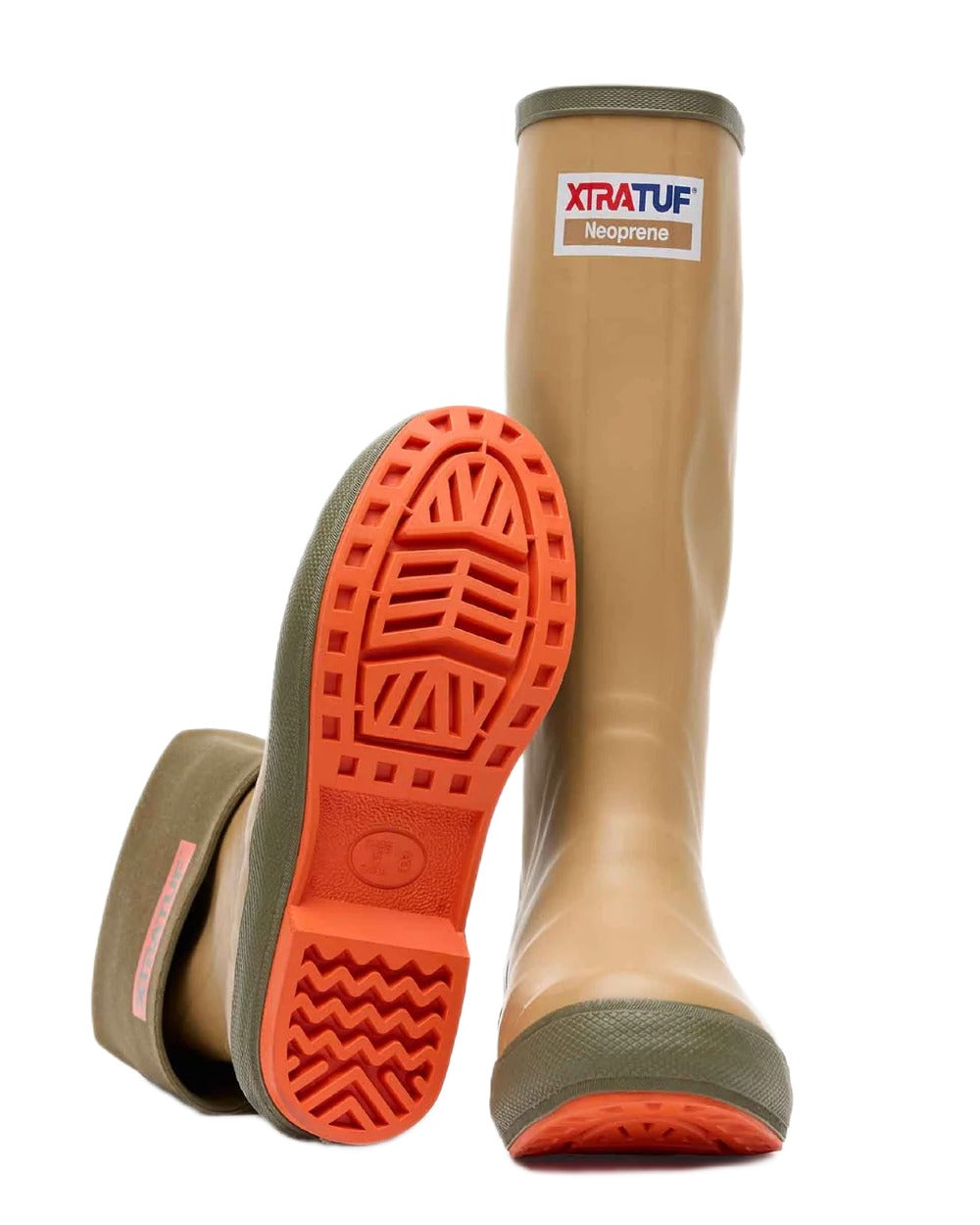 Sahara Coloured Xtratuf Womens 15" Legacy Fishing Boots on white background