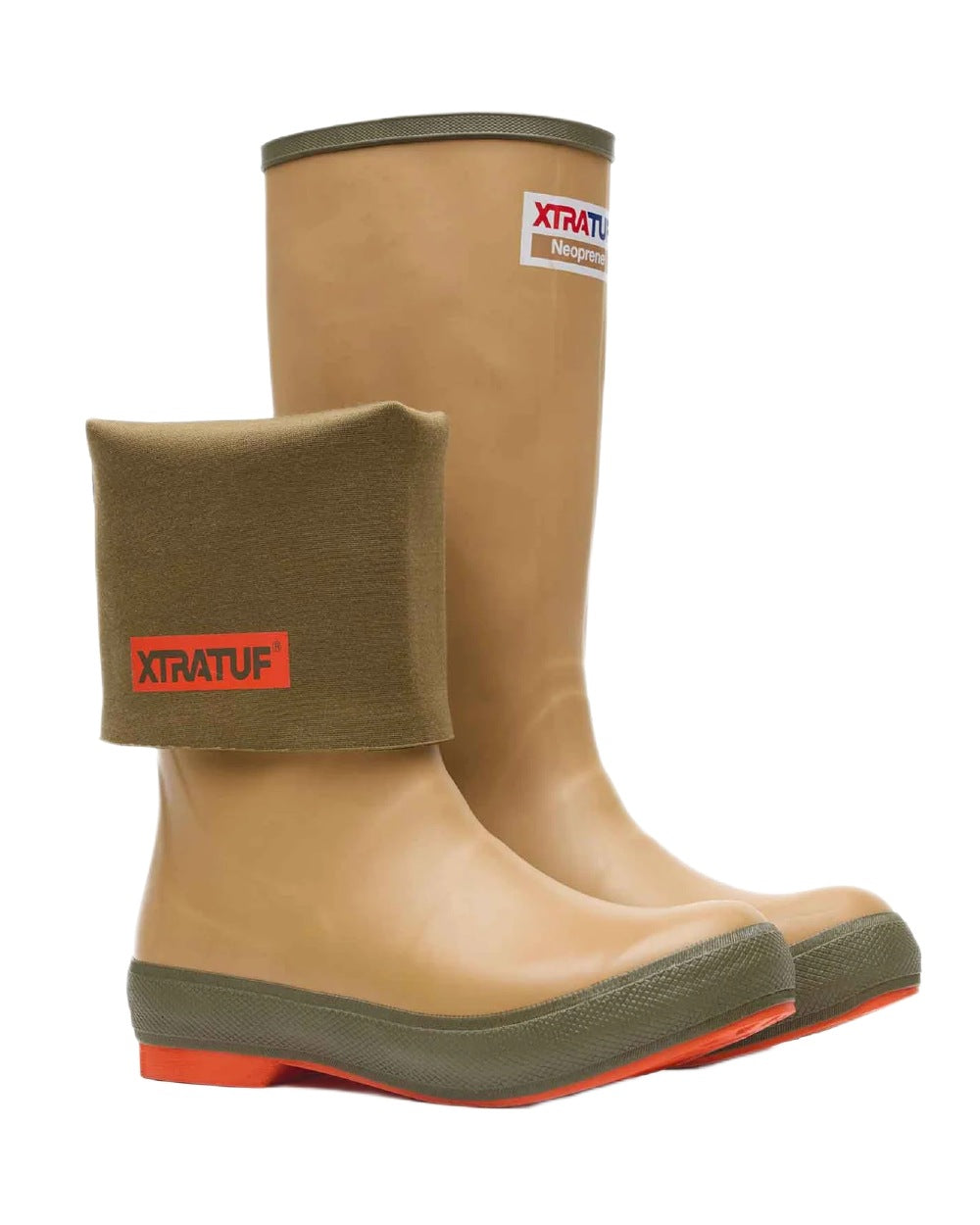 Sahara Coloured Xtratuf Womens 15" Legacy Fishing Boots on white background