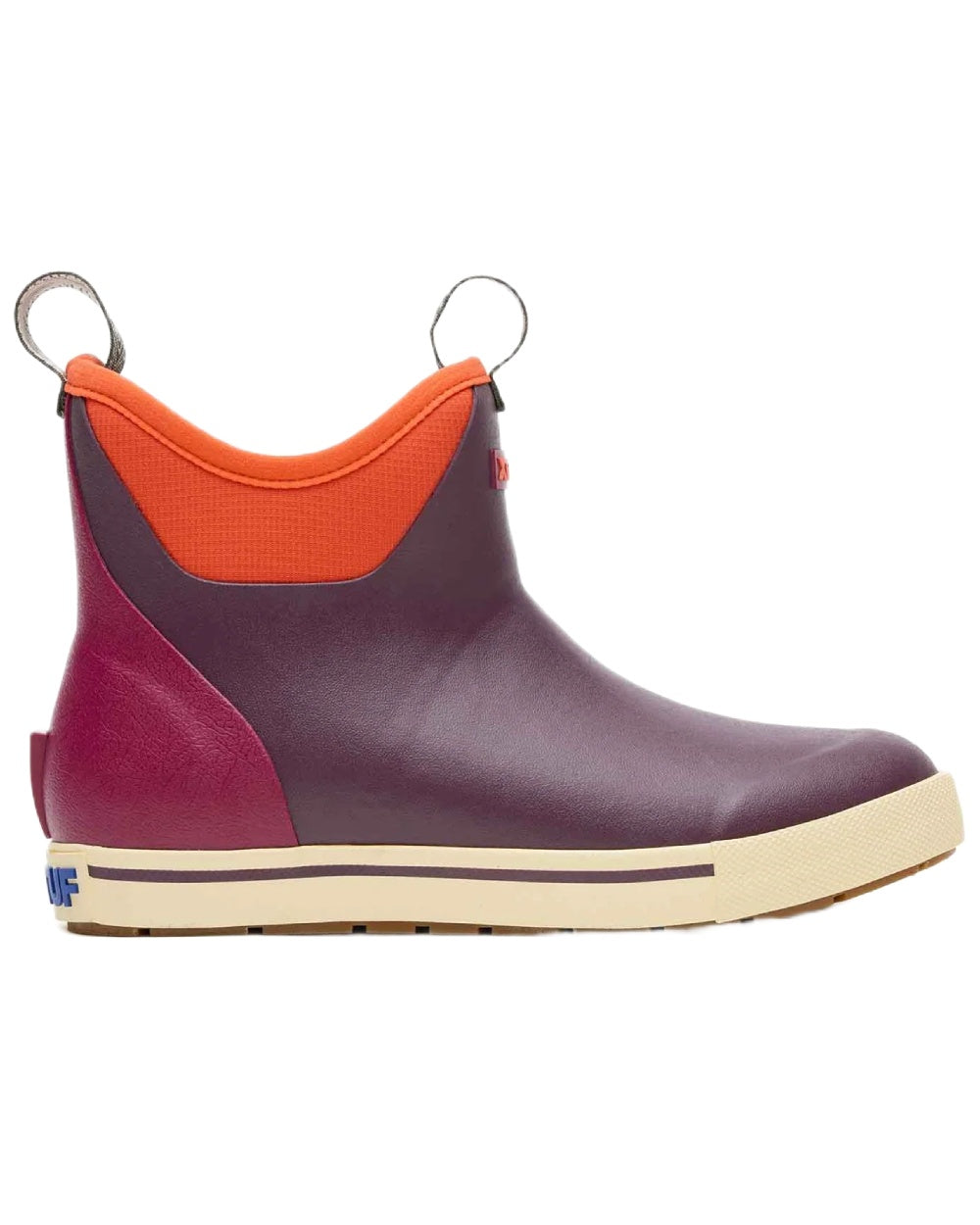 Fig Coloured Xtratuf Womens 6" Ankle Deck Camp Boots on white background