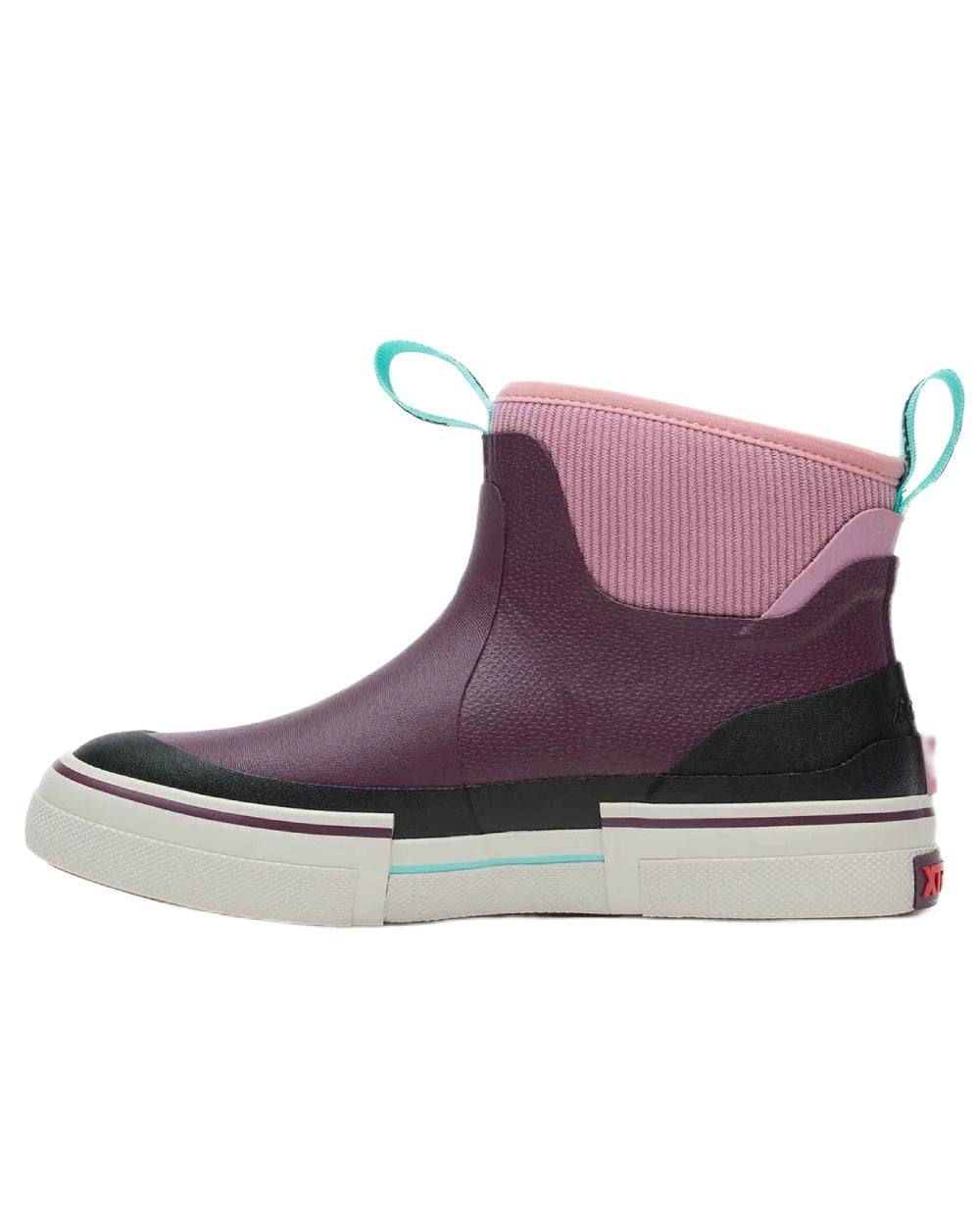 Fig coloured Xtratuf Womens Out Of The Ordinary Deck Boots on white background
