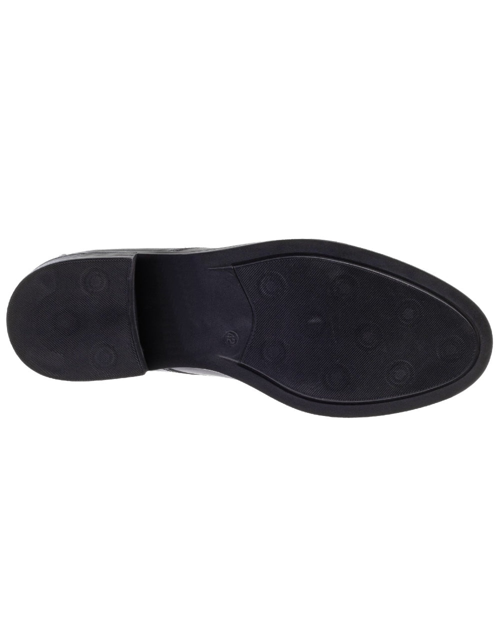 Black Coloured Amblers Mens Bristol Shoes on a white background