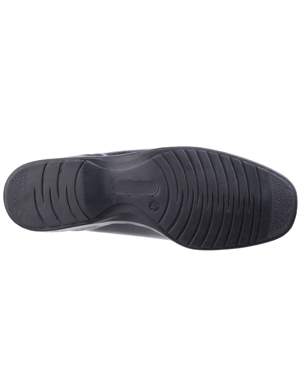 Navy Coloured Amblers Womens Merton Slip On Shoes on a white background