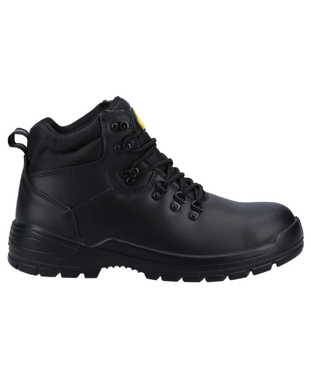 Black coloured Amblers Safety 258 Safety Boots on a white background
