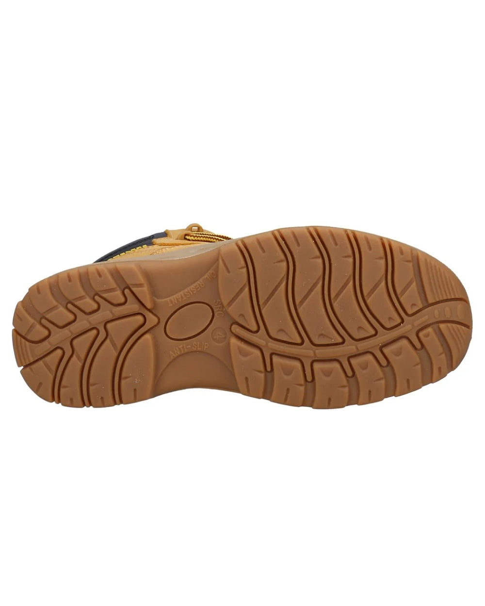 Honey coloured Amblers Safety Womens AS605C Kira Waterproof Safety Boots on white background