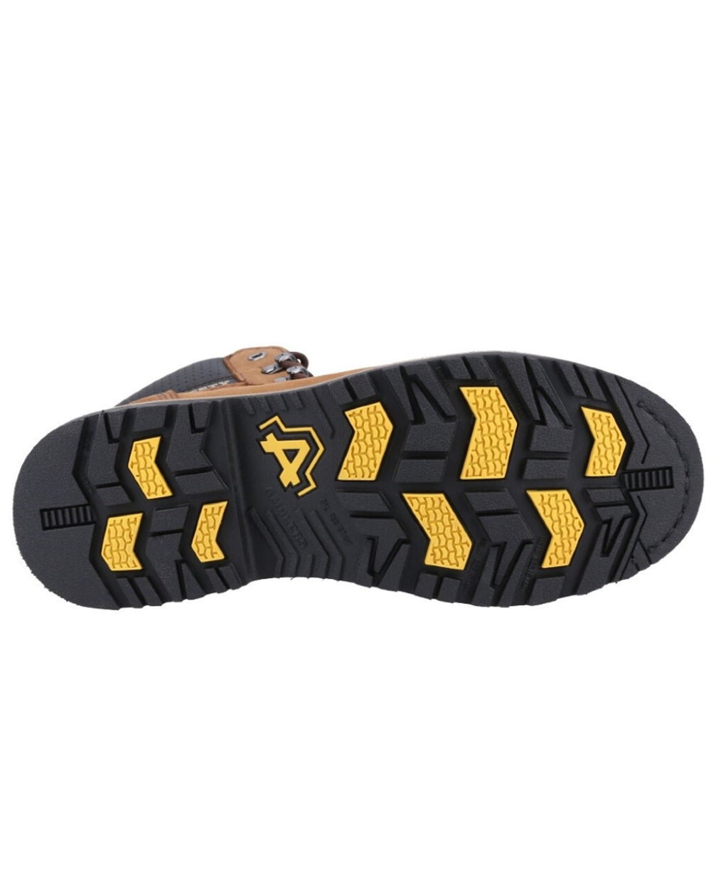 Brown Coloured Amblers Safety AS233 Austwick Waterproof Safety Boots on a white background