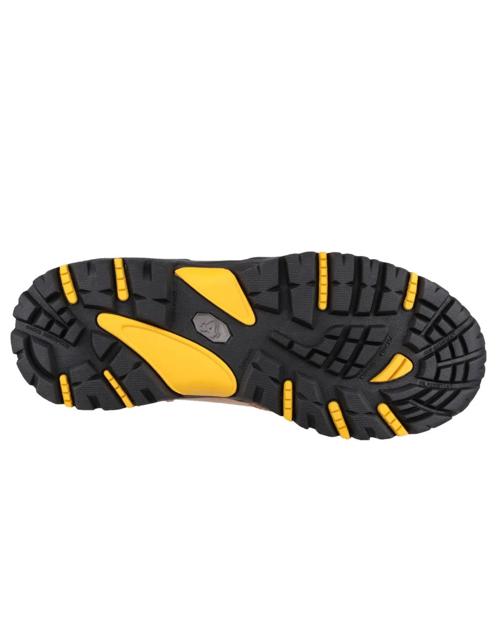 Tan Coloured Amblers Safety FS143 Waterproof S3 SRC Safety Rigger Boots On A White Background