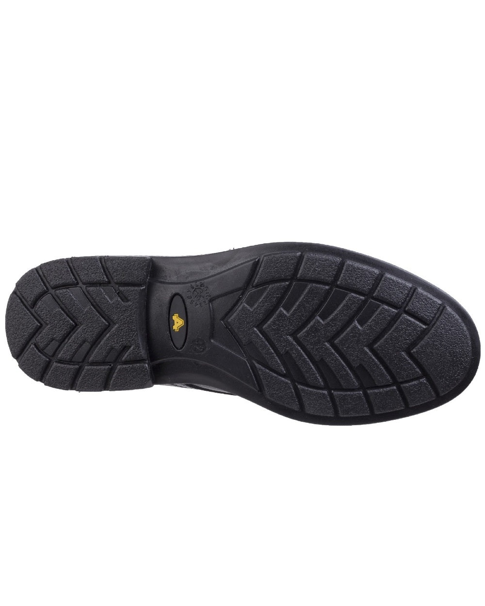 Black Coloured Amblers Safety FS45 Safety Shoes on a white background