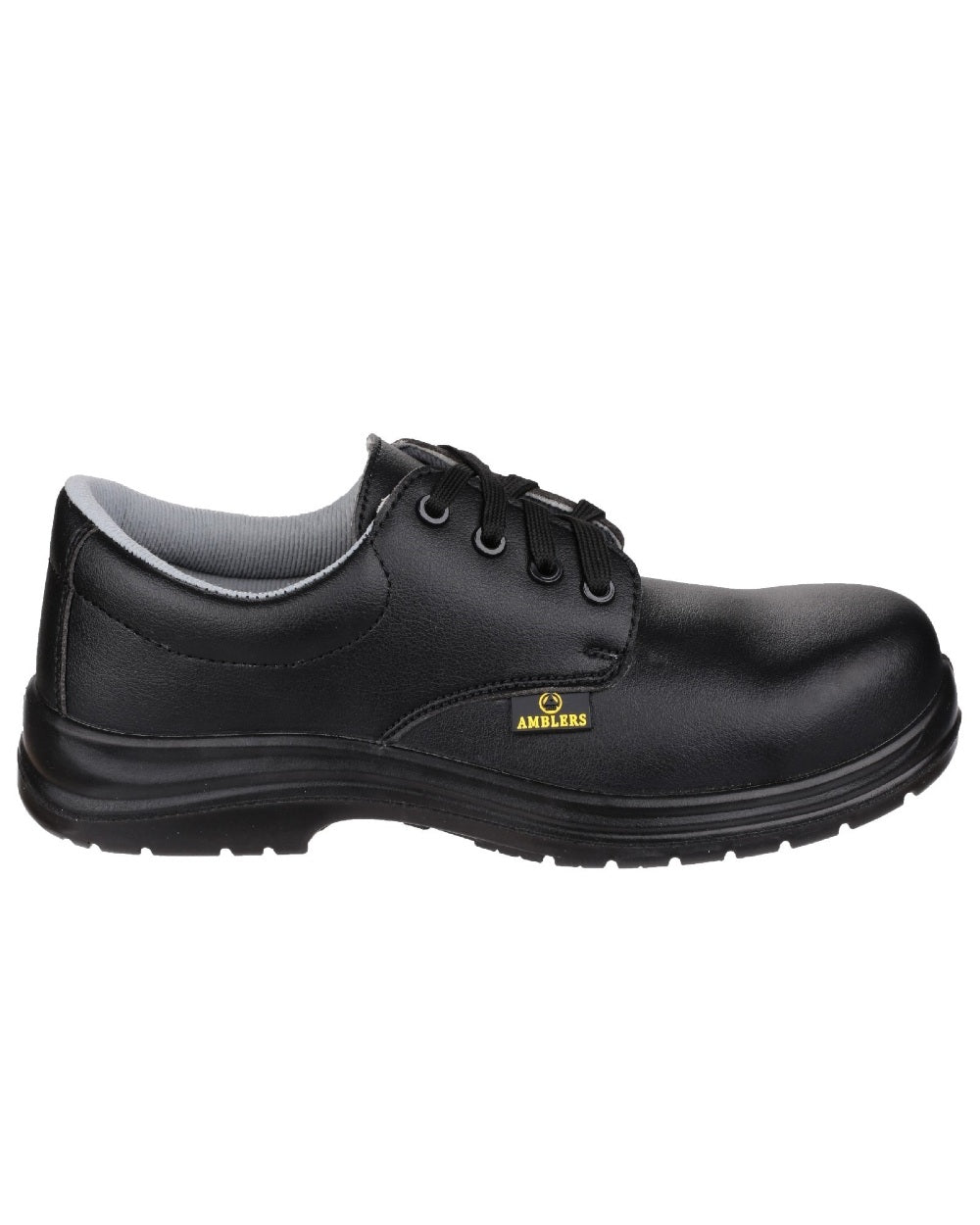 Black Coloured Amblers Safety FS662 Safety Shoe on a white background