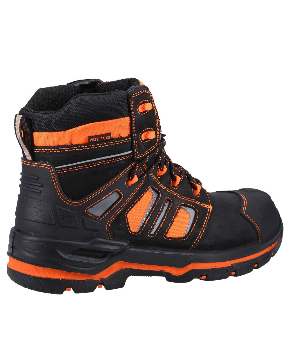 Orange Coloured Amblers Safety Mens AS971C Radiant Safety Boots on a white background