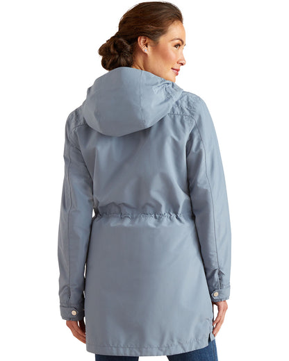 Bluefin coloured Ariat Womens Atherton Jacket on White background 