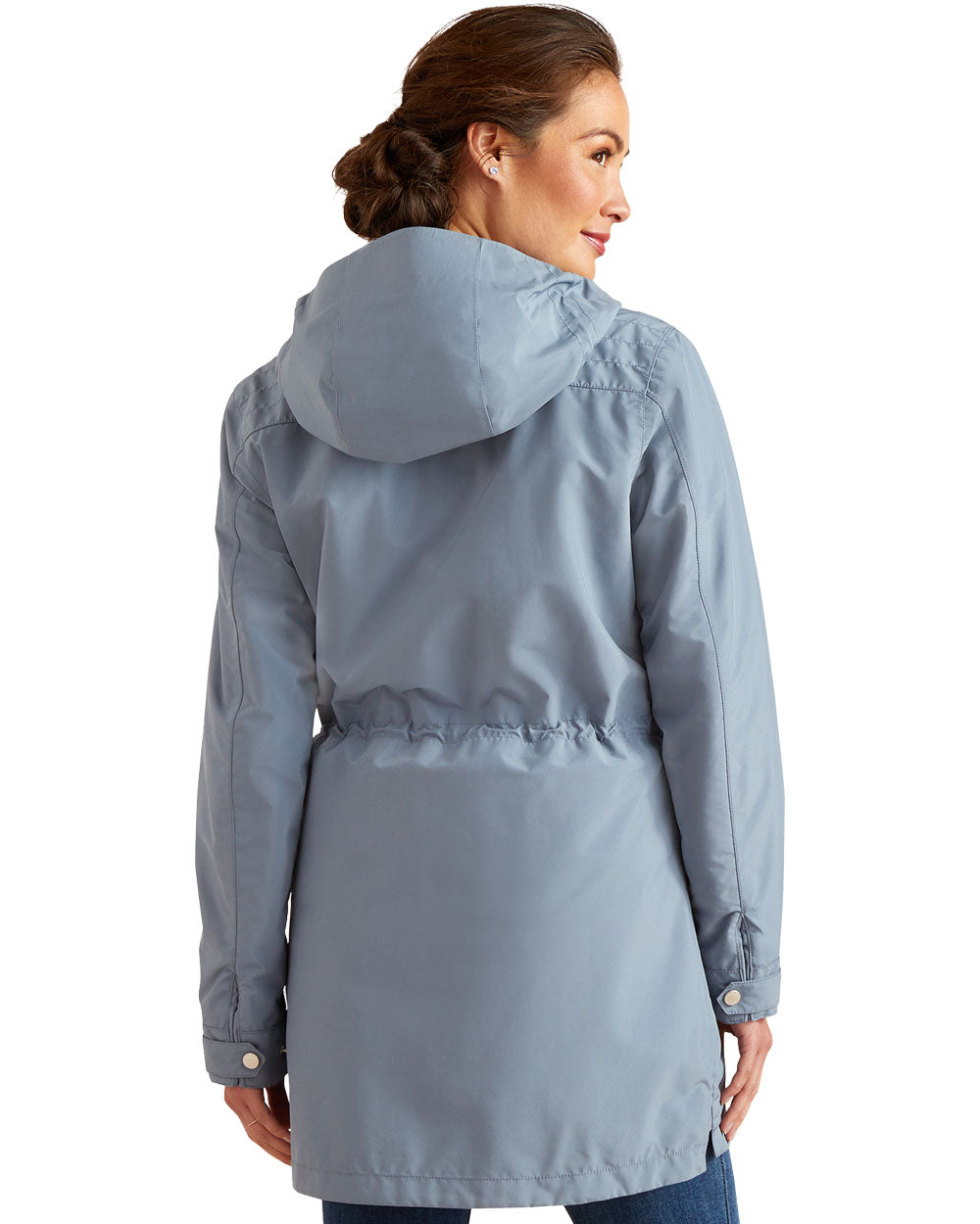 Bluefin coloured Ariat Womens Atherton Jacket on White background