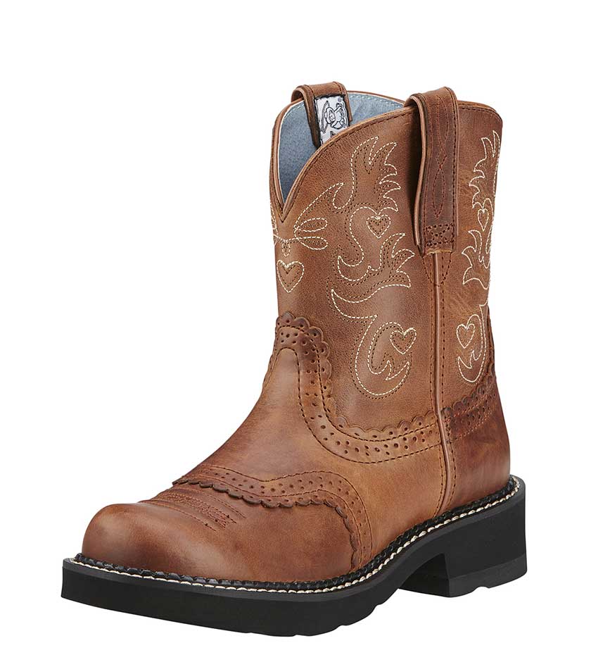 Brown leather cowboy boot - Ariat Western Boots and Clothing