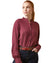 Tawny Port coloured Ariat Womens Clarion Blouse on White background #colour_tawny-port