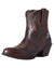 Sassy Brown coloured Ariat Womens Darlin Western Boot on White background #colour_sassy-brown