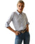 Classic Blue Stripe Ariat Womens VentTEK Stretch Long Sleeve Shirt on White background #colour_classic-blue-stripe