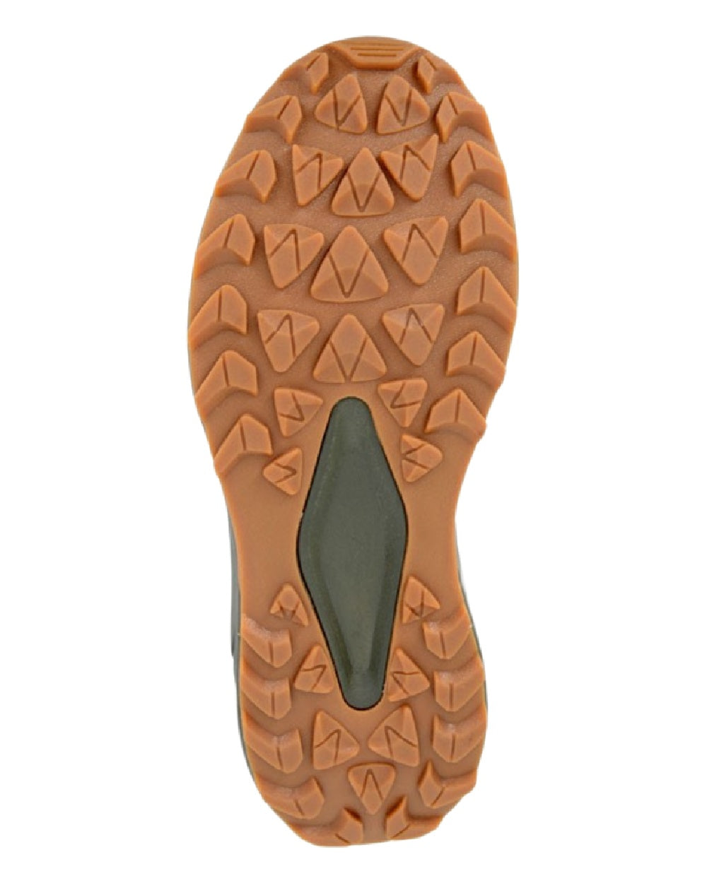 Khaki Grey Coloured Aztrek Mens Wolds Waterproof Trail Shoes on White Background