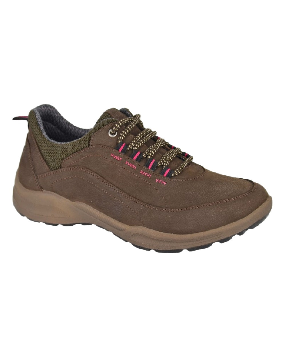Brown Coloured Aztrek Womens Coastal Waterproof Trail Shoes on White Background