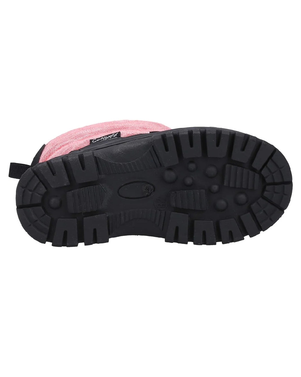 Pink coloured Cotswold Bathford Snow Boots on white background