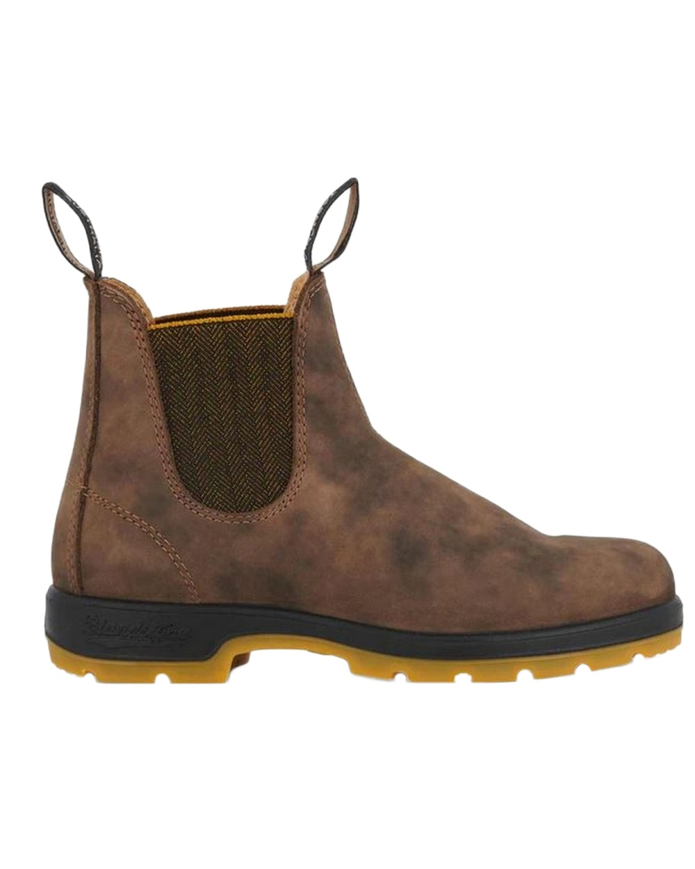 Brown Coloured Blundstone 1944 Brown Leather Chelsea Boots on White Background