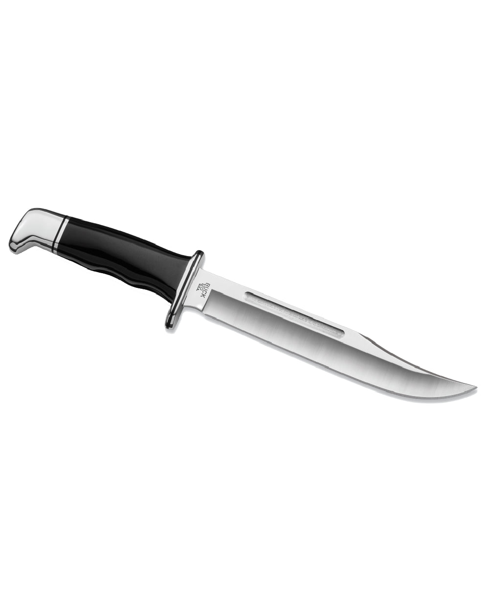 Black coloured Buck General Knife on white background