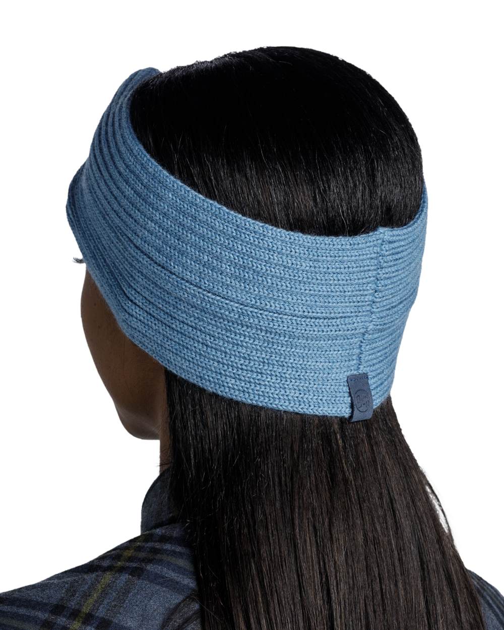 Water Coloured Buff Norval Merino Wool Headband On A White Background